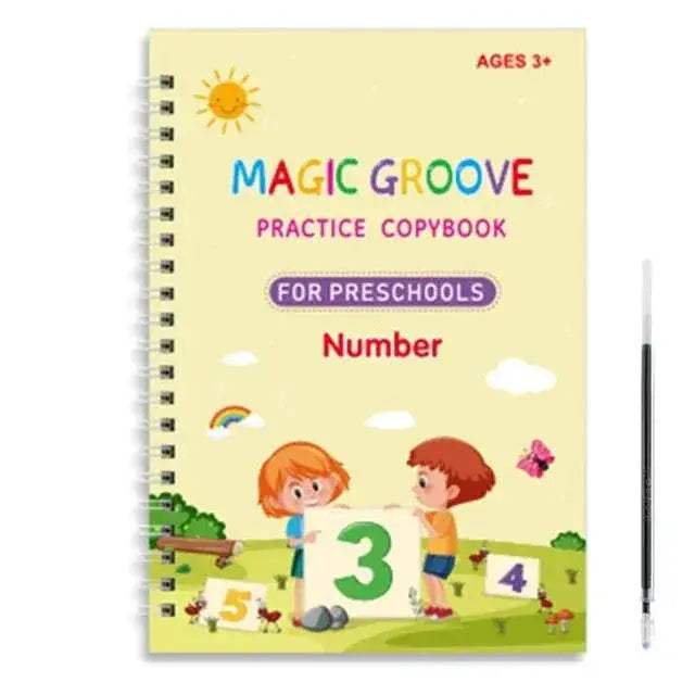 Magic Copybook Drawing Toys for Kids Montessori Reusable Pen Control Training and Educational Learning Sticker Toy - ToylandEU