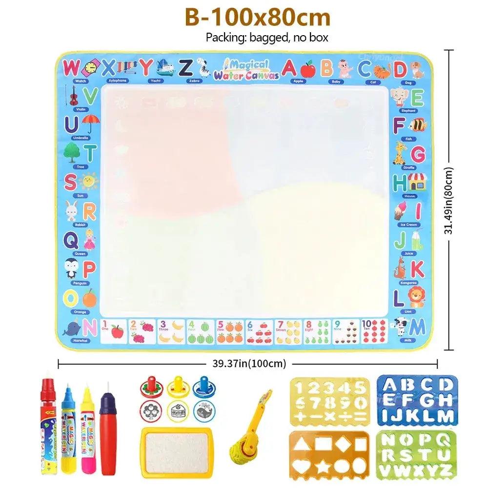 Magic Water Drawing Mat For Kids With Reusable Pens - ToylandEU™