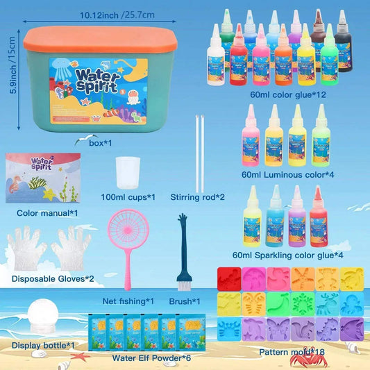 Magic Water Gel Toy Kit Non Toxic Safe DIY Squishy - ToylandEU™