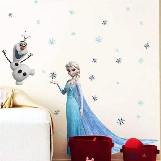 Magical 3D Frozen Princess Wall Decals Toyland EU - ToylandEU™