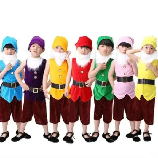 Magical Seven Dwarfs Costume for Kids - Perfect for Halloween & Christmas - ToylandEU™