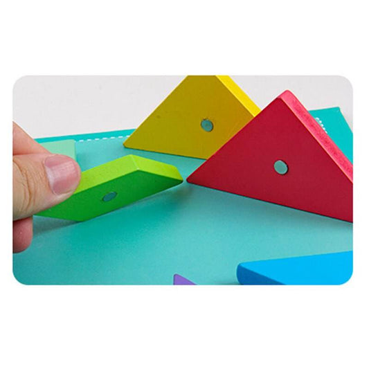 Magnetic 3D Tangram Puzzle Game for Kids' Brain Development - ToylandEU