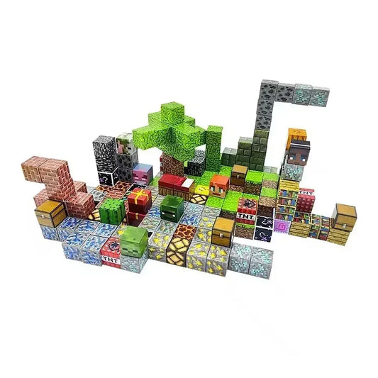 Magnetic Building Blocks DIY Mine Scene Puzzle Gift - ToylandEU