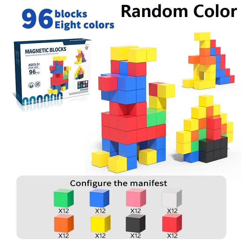 Magnetic Building Blocks | Durable Plastic | Toylandeu™