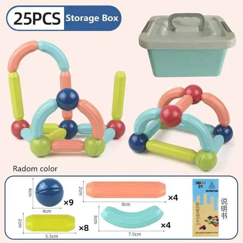 Magnetic Building Blocks Set For Kids STEM Education - ToylandEU