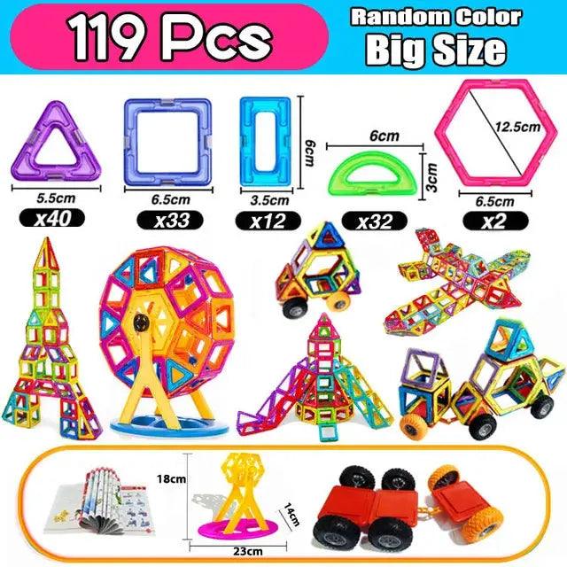 Magnetic Building Blocks for Kids Big Size Plus Set - ToylandEU™