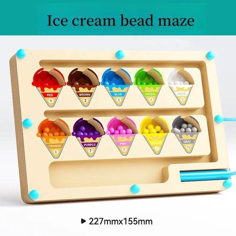 Magnetic Digital Bead Magnetic Maze Toy for Kids Ages 2-6 - ToylandEU