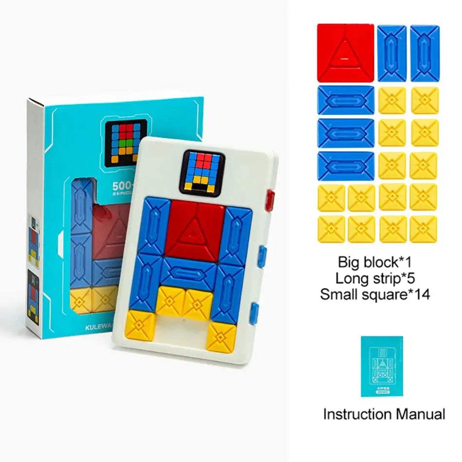 AI Huarong Road Magnetic Suction Block Sliding 500+ Levels Brain-burning Board Game Logical Thinking Training Toys Puzzle Toys - ToylandEU