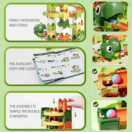 Magnetic Marble Maze Building Set for Creative STEM Play and Learning - ToylandEU