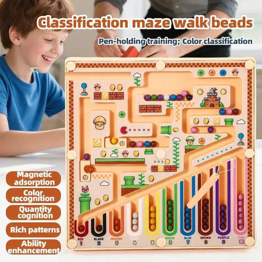 Magnetic Maze Puzzle Toy For Logic And Cognition Safe - ToylandEU™