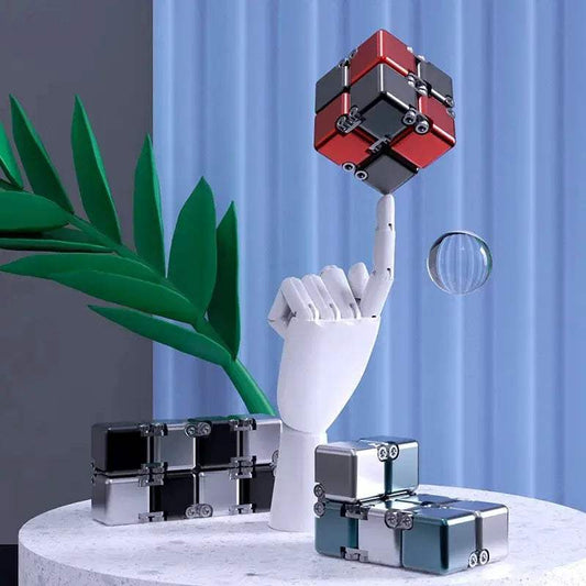 Magnetic Metal Puzzle Cube 2x2x2 Stress Relief Toy - ToylandEU™