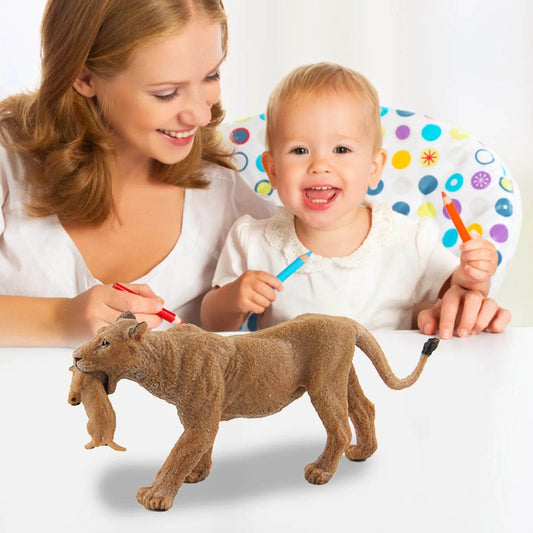Majestic Lion Family Action Figures - Realistic Wildlife Collectibles - ToylandEU