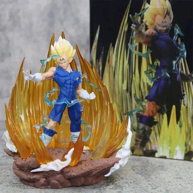Majin Vegeta LED Figure Dragon Ball Z Collectible 6 Inch - ToylandEU