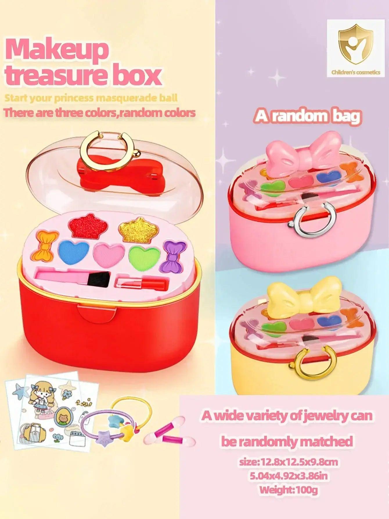 Kids Princess Makeup Kit Safe Non Toxic Gift Box Deluxe - ToylandEU™