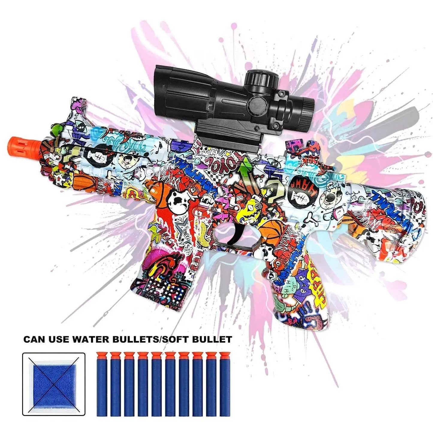 Manual Toy Gun Gel Ball Blaster Summer Outdoor Team Game - ToylandEU
