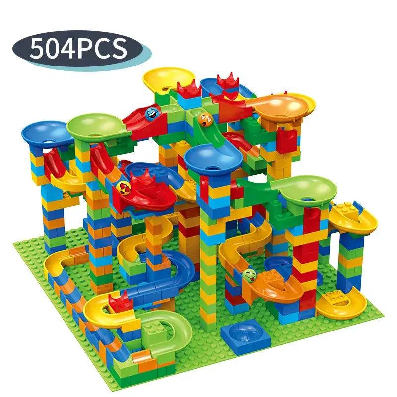 Marble Run Building Blocks Toy Set Creative Fun Kids - ToylandEU™