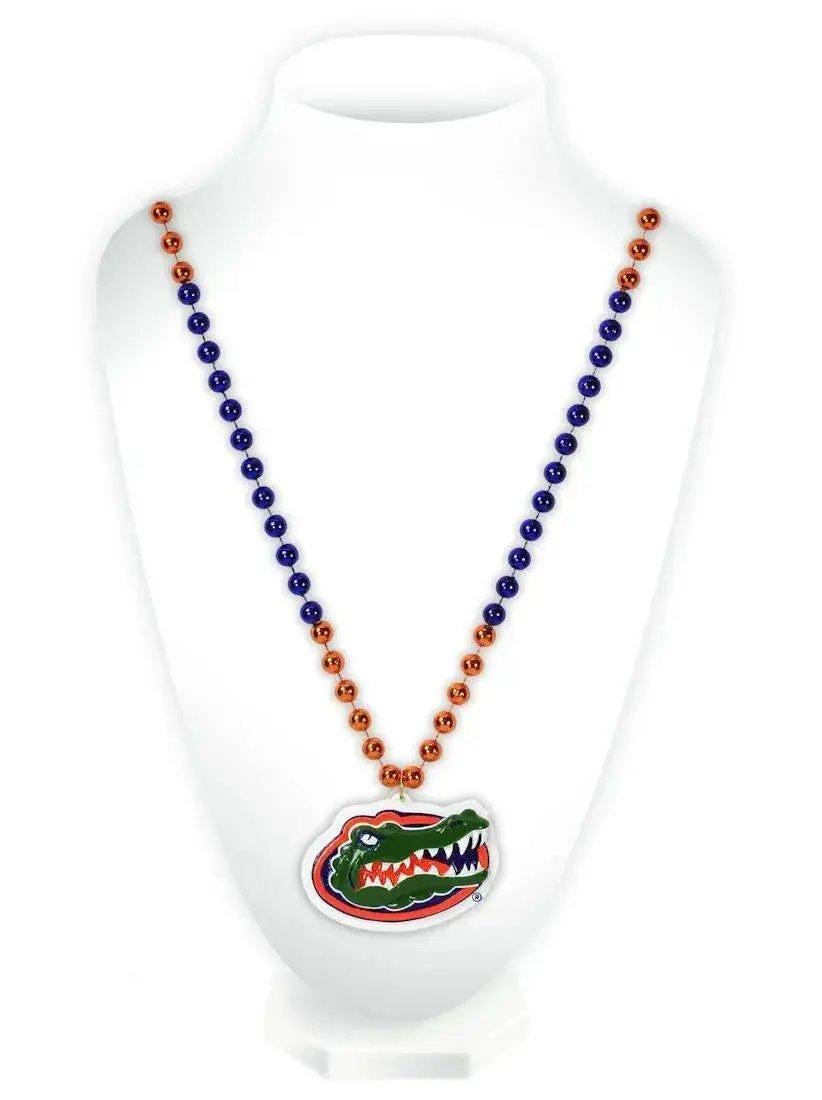 Florida Gators Beads With Medallion Mardi Gras Style - ToylandEU™