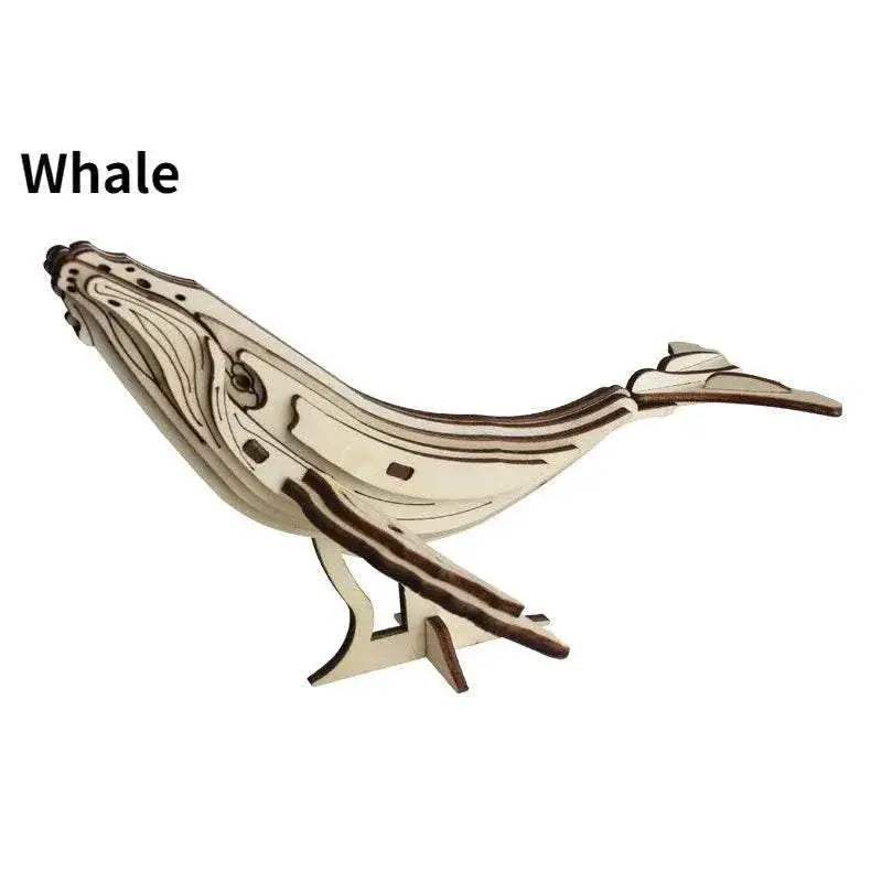 Marine Life Series 3D Wooden Puzzle Educational Toys for Kids - ToylandEU