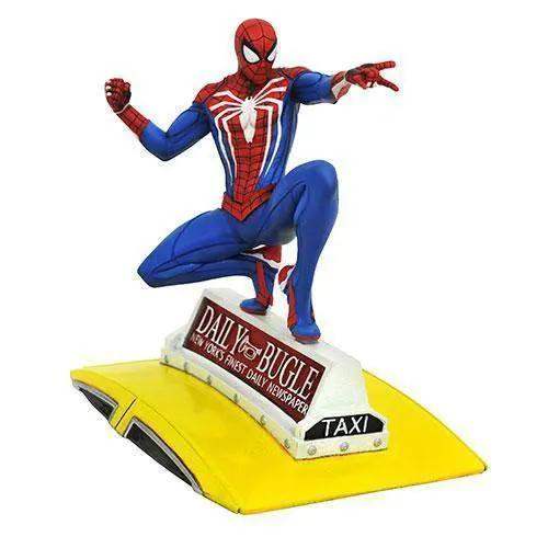 Marvel Spider Man On Taxi Gallery Statue Premium Display - ToylandEU