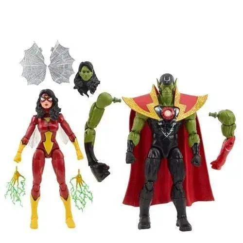 Marvel Legends Skrull Queen Super Skrull Figures Set - ToylandEU™