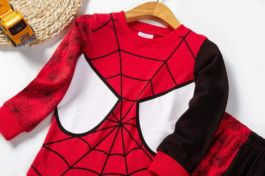 4 To 6Y Spider Man Sleepwear Set Polyester Pajamas - ToylandEU™