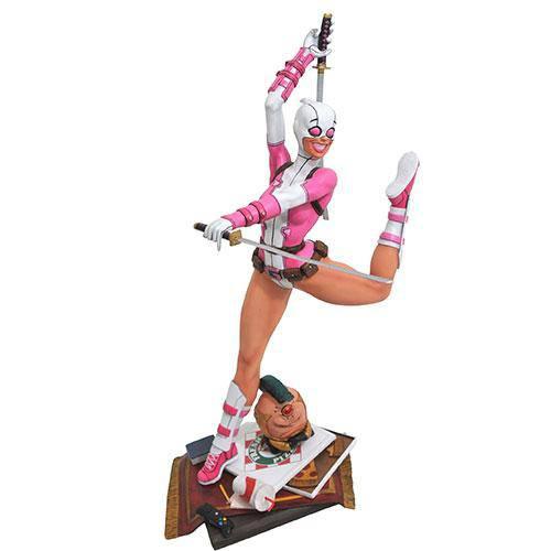 Marvel Gwenpool Premier Statue Hand Sculpted 12 Inch Display - ToylandEU