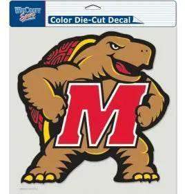 Maryland Terrapins Vinyl Decal 8x8 Perfect Cut Color - ToylandEU™