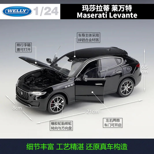 Maserati Levante 1:24 Diecast | Alloy | Toylandeu™