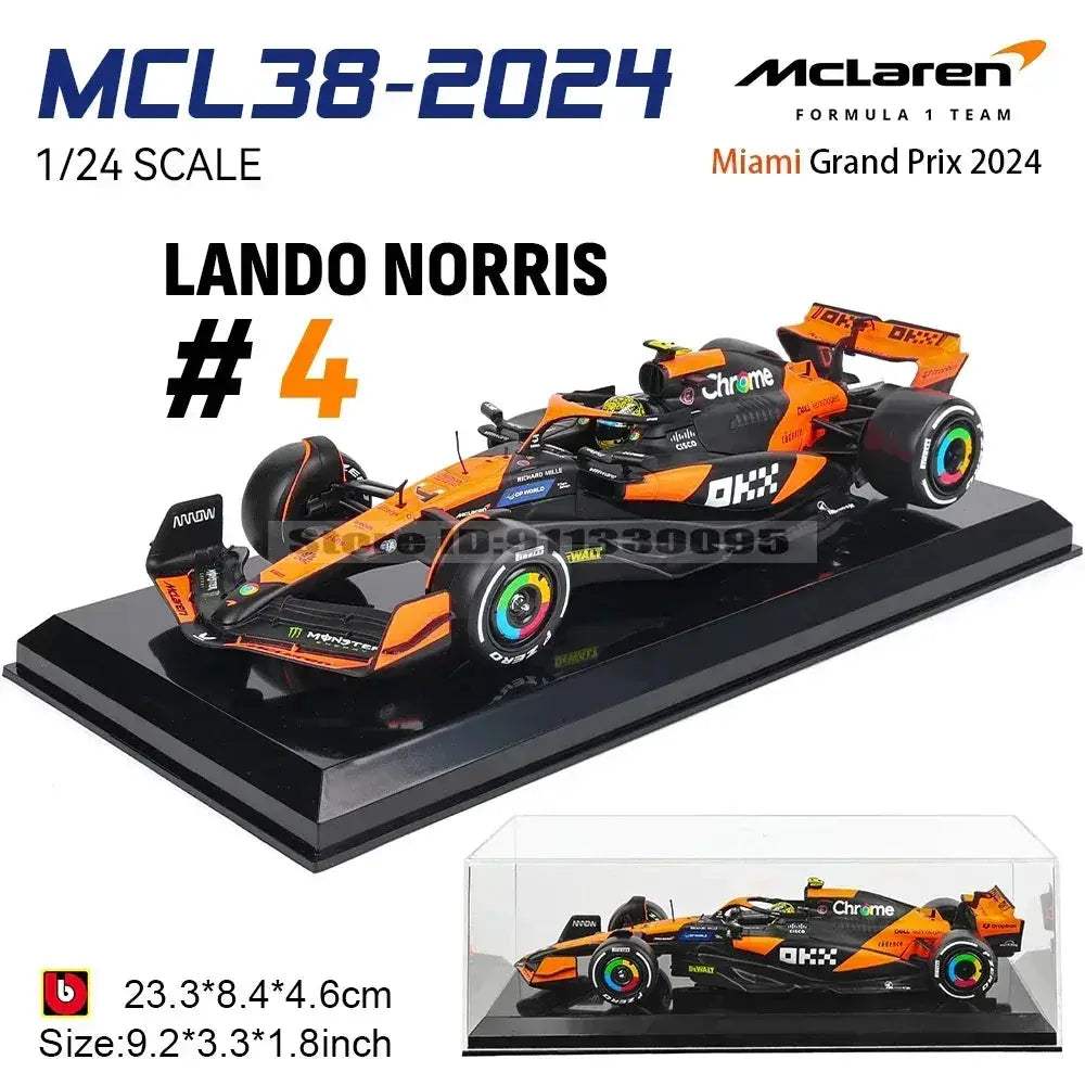McLaren F1 Diecast Model 1to24 Bburago Precision Replica - ToylandEU