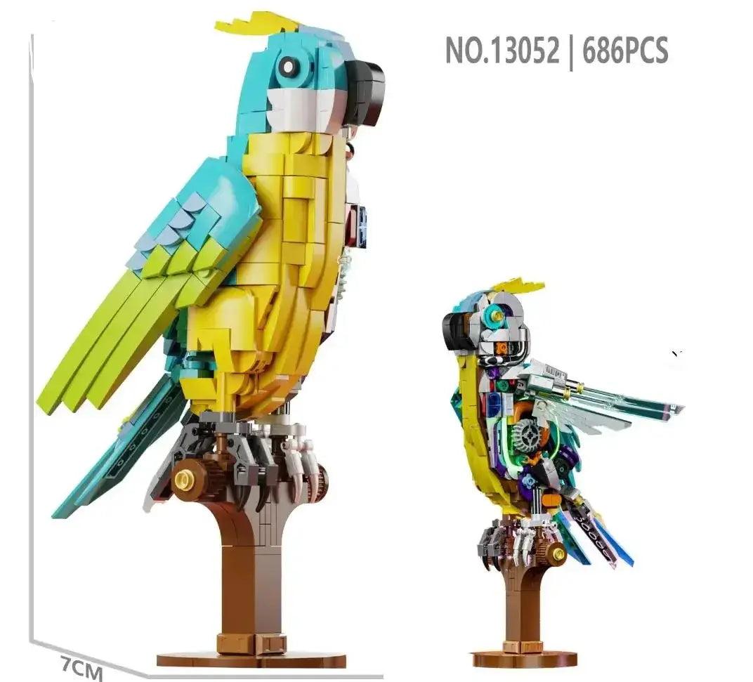 Mecha Parrot Building Blocks Set 686 Pieces Creative - ToylandEU™