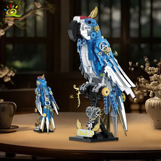 Mechanical Parrot Model Building Blocks Toy For Desk Decor - ToylandEU