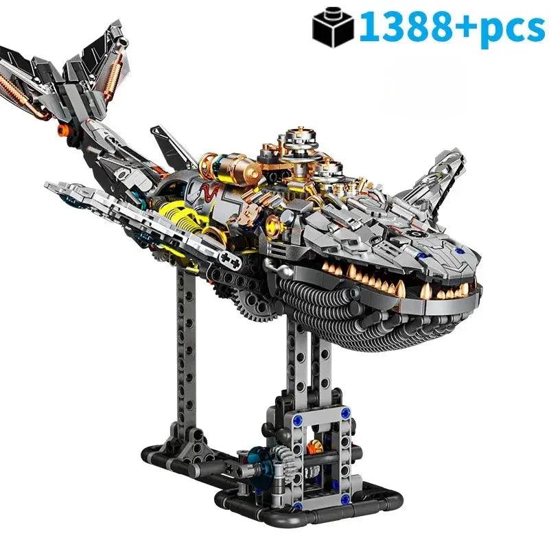 Mechanical Whale Building Blocks Lego Compatible Decor - ToylandEU™