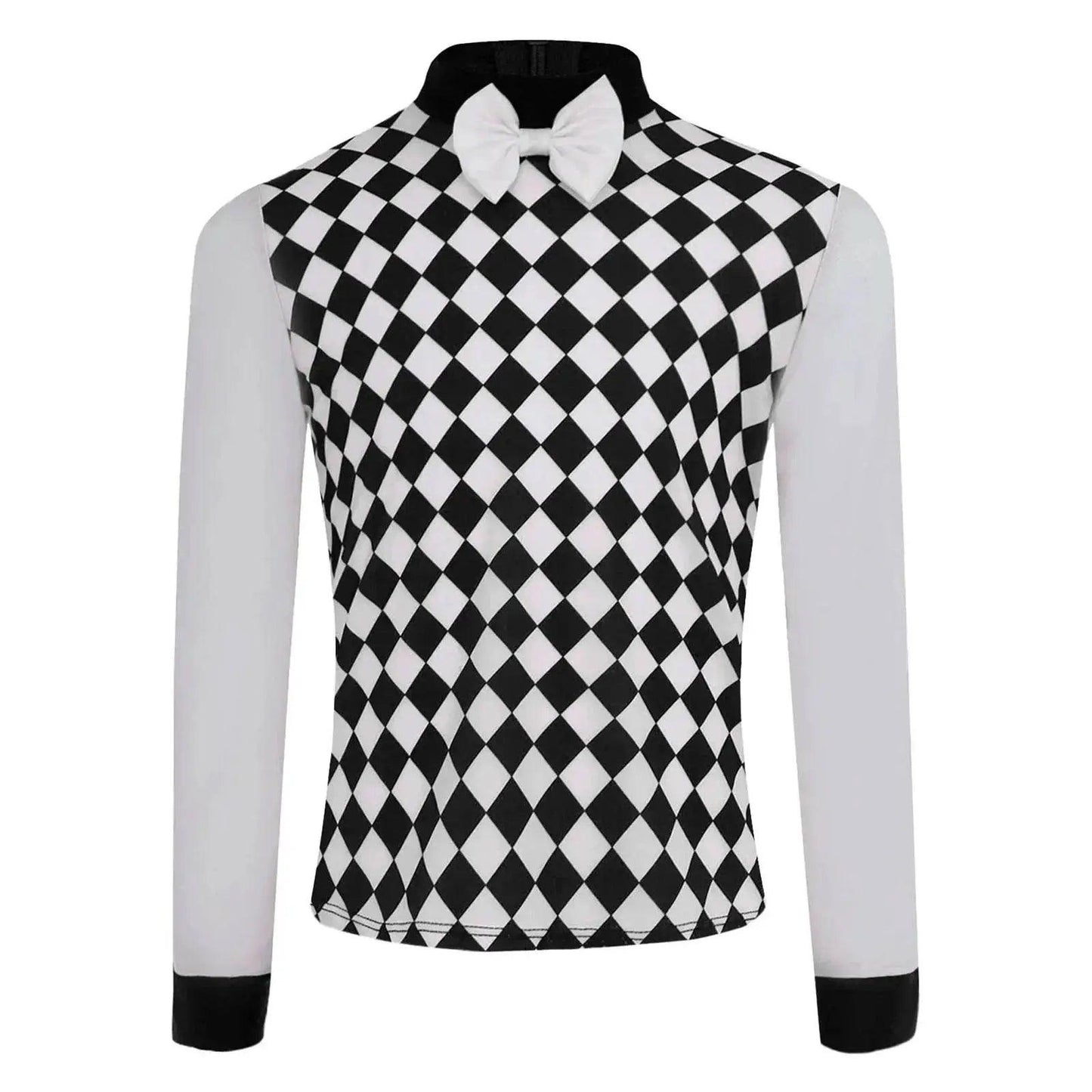 Medieval Knight Costume for Kids: Fun Zip Tee with Bow & Checkers - ToylandEU™