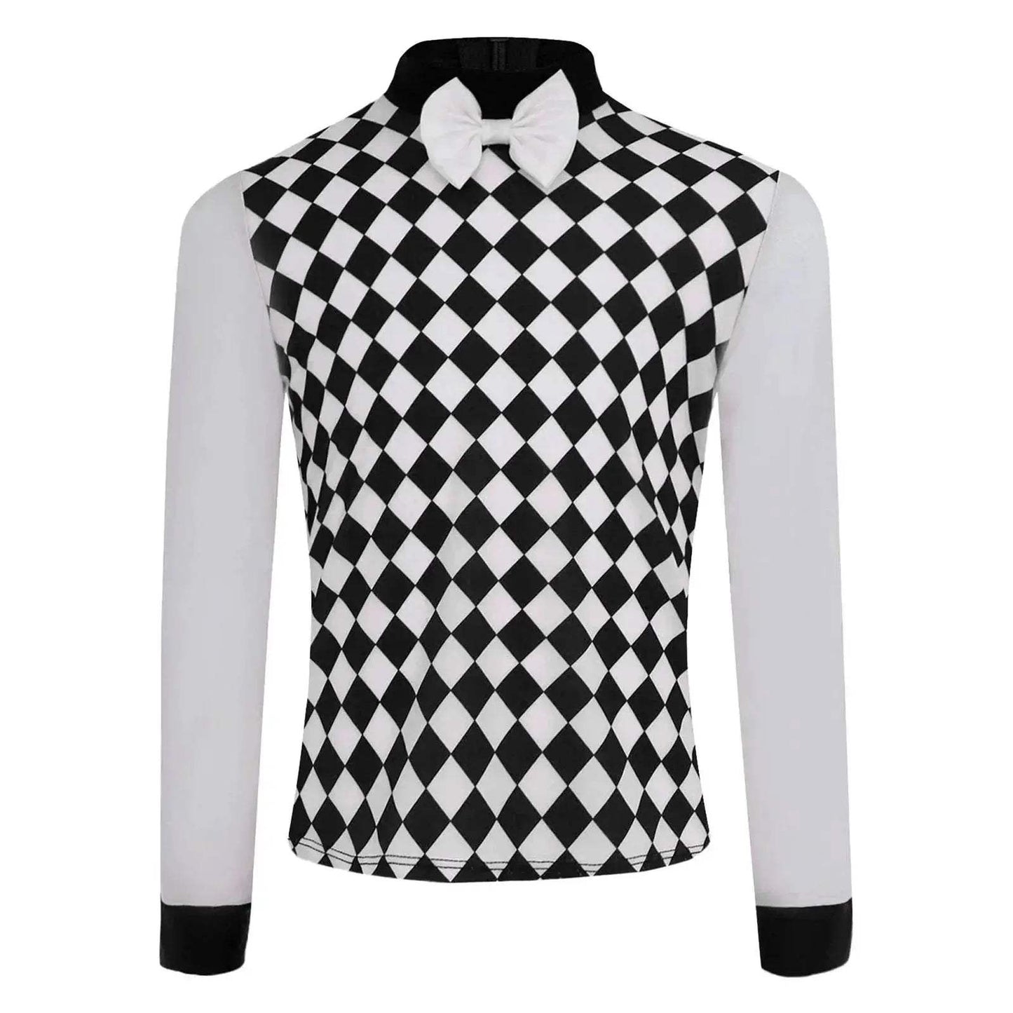 Medieval Knight Costume for Kids: Fun Zip Tee with Bow & Checkers - ToylandEU