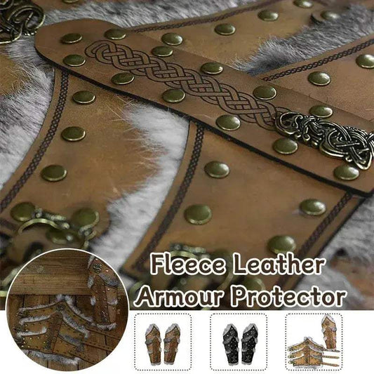 Medieval Leather Arm Guards For Cosplay Bracers Unisex - ToylandEU™
