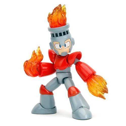 Mega Man Fire Man Action Figure 12th Scale Metallic - ToylandEU™