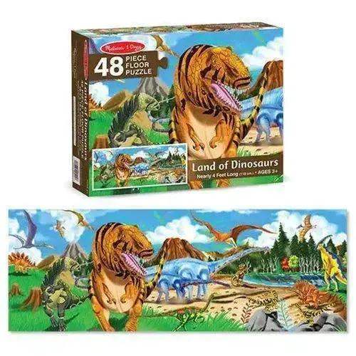 Land Of Dinosaur Floor Puzzle With Oversized Pieces - ToylandEU