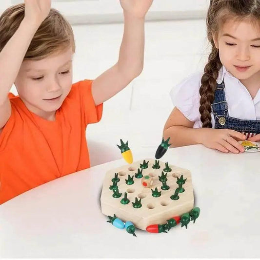 Montessori Memory Chess Game For Preschoolers Wooden Educational Toy For Memory And Concentration - ToylandEU™