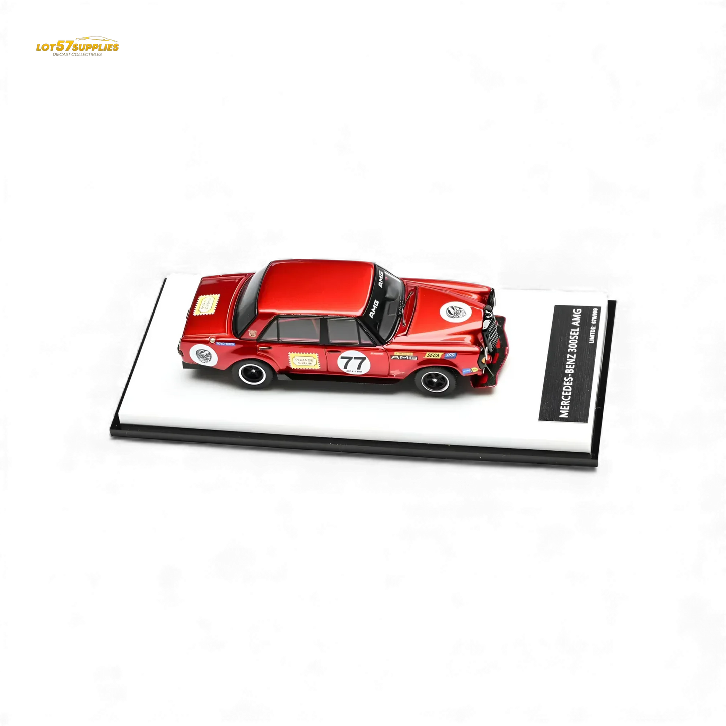 Mercedes Benz W205 C63 Diecast 1 64 Red Pig Tribute - ToylandEU