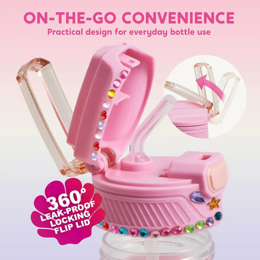 Mermaid Water Bottle Decorating Kit For Girls DIY Gems - ToylandEU