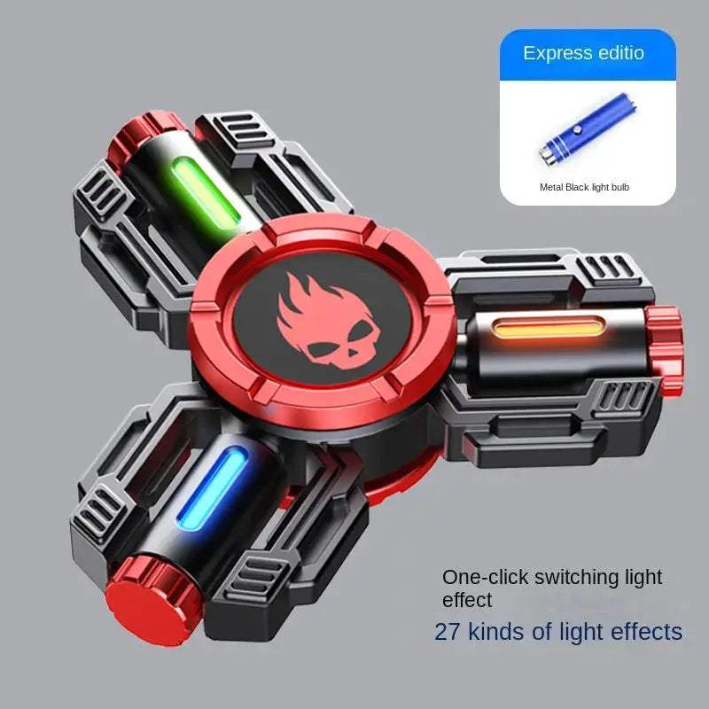 Fidget Toys Metal Hand Spinner Desk EDC Gyro Luminous Gyro scope Stress ADHD Relief Creative Toys for Men Adults Kids Antiestres - ToylandEU