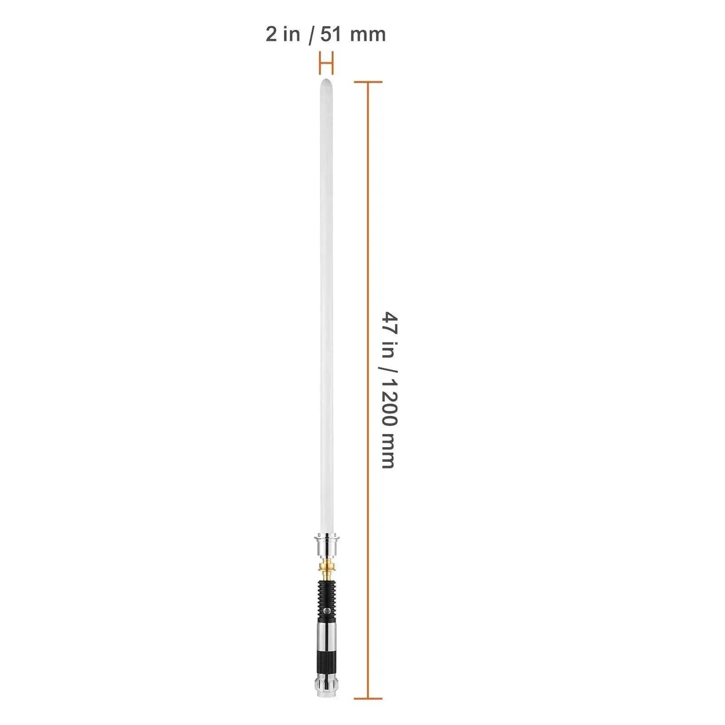 Metal Lightsaber Dueling Saber With 14 RGB Colors FX Sound - ToylandEU