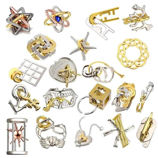 Metal Puzzle Brain Teaser Disentanglement Fun - ToylandEU™