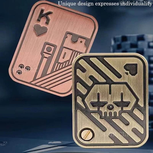 Metal Skull Fidget Spinner - Stress Relief Toy for EDC & Relaxation - ToylandEU