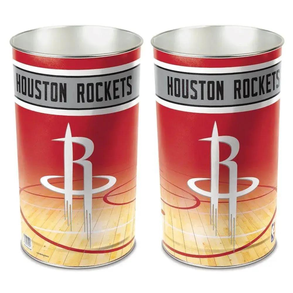 Houston Rockets Wastebasket 15 Inch Metal Trash Can - ToylandEU™
