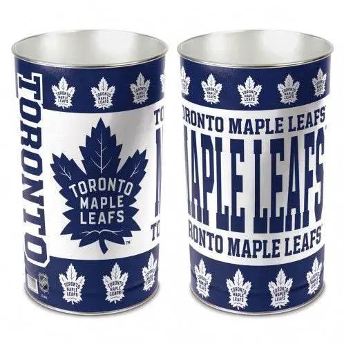Toronto Maple Leafs Wastebasket 15 Inch Tall Metal Durable - ToylandEU™