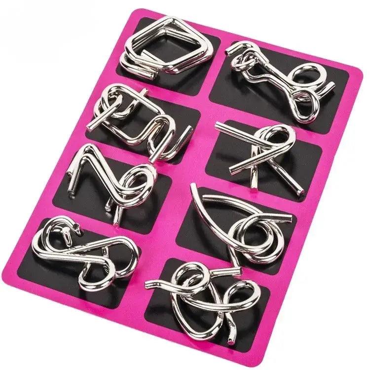 Metal Wire Puzzle Mind Teaser Set Educational Toy - ToylandEU™