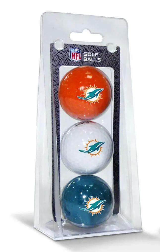 Miami Dolphins 3 Pack of Golf Balls - ToylandEU