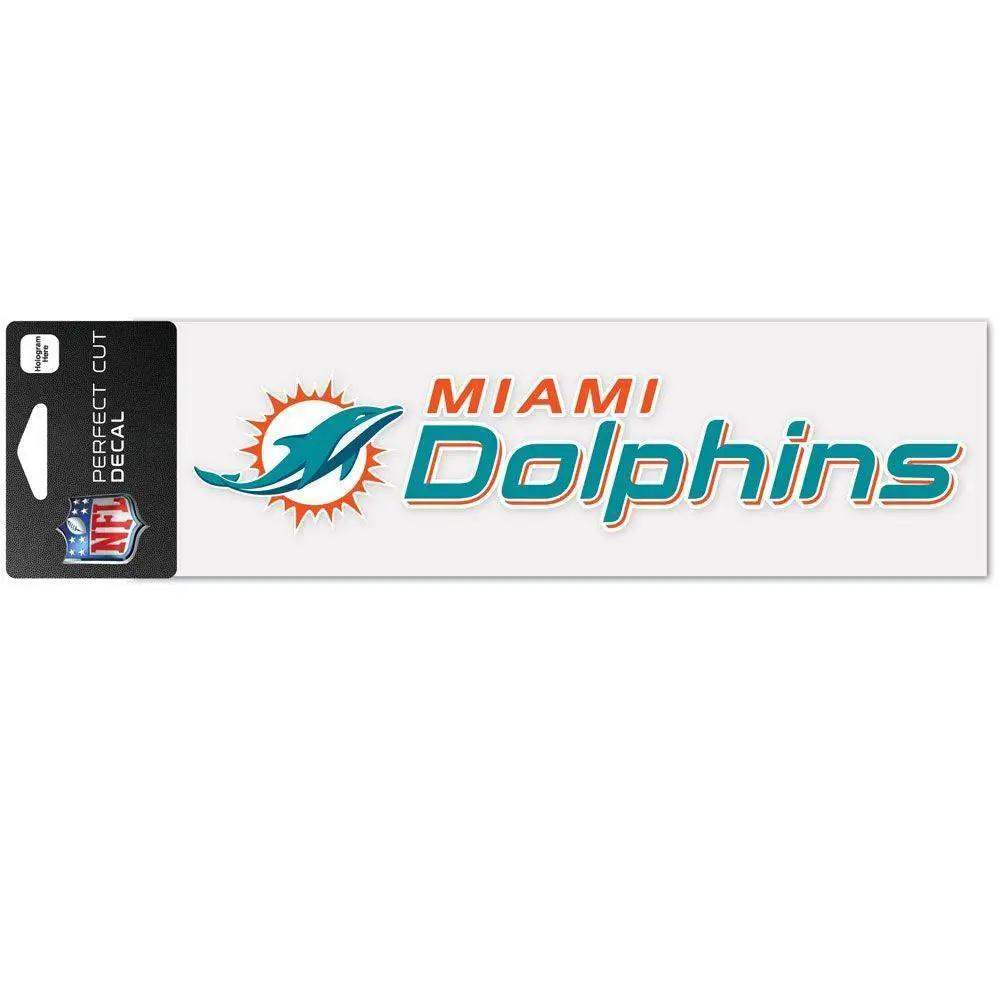 Miami Dolphins Decal 3x10 Perfect Cut Wordmark Color - ToylandEU™