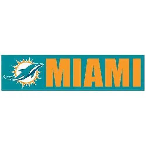 Miami Dolphins Decal Bumper Sticker - ToylandEU
